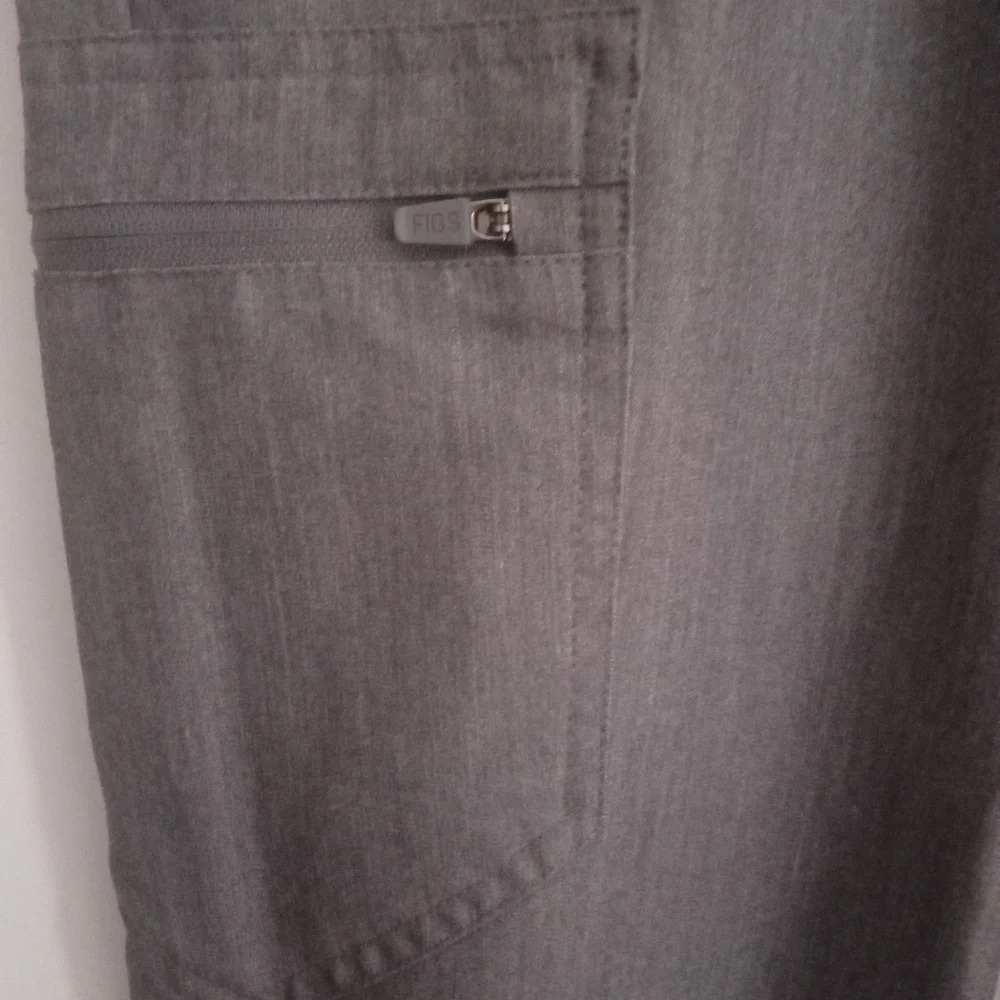 Figs Technical Collection Zamora Joggers  Graphite With Teal Drawstring Size XS - Picture 6 of 8